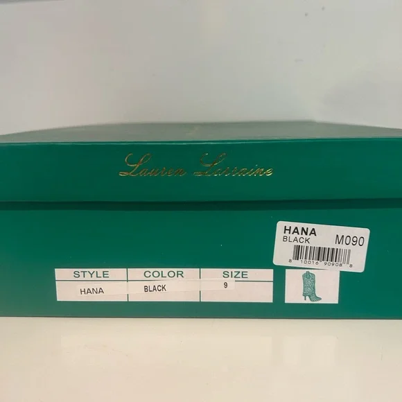 Lauren Lorraine Black Diamond Studded Boots - Picture 4 of 7